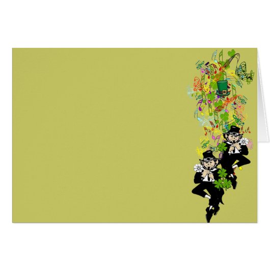 Lucky Leprechaun Cards (Front Horizontal)