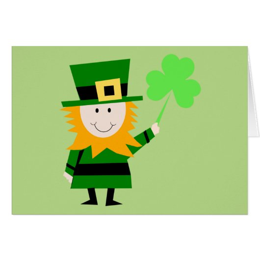 Lucky Leprechaun Cards (Front Horizontal)