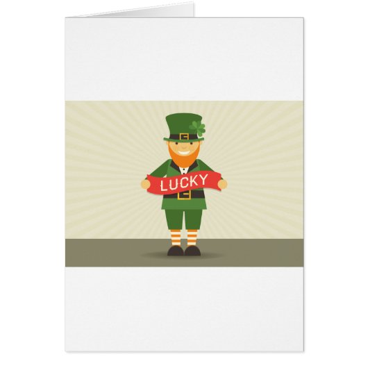 lucky leprechaun cards (Front)