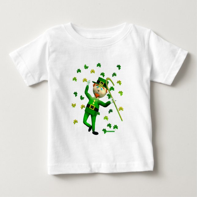 Lucky Leprechaun Dance Baby T-Shirt (Front)