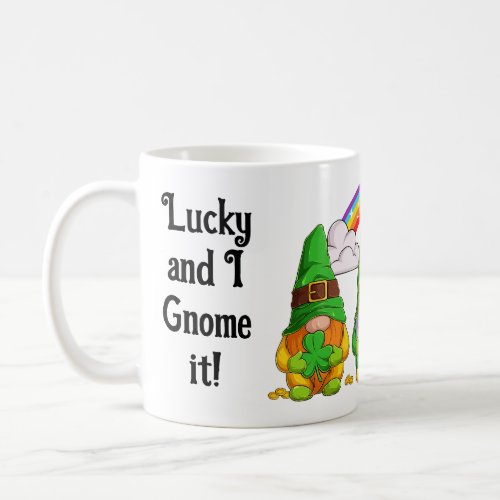 Lucky Leprechaun Gnomes Coffee Mug