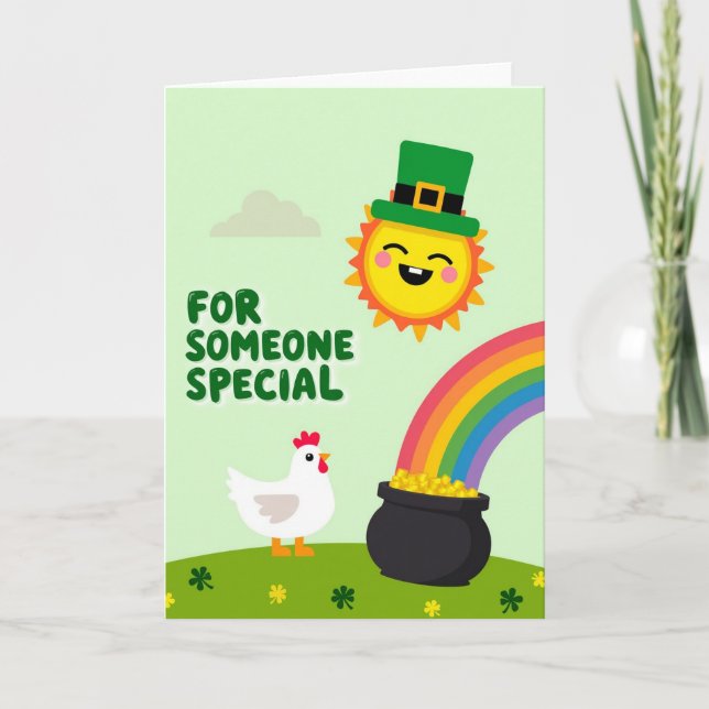 Lucky Leprechaun Gold Card (Front)