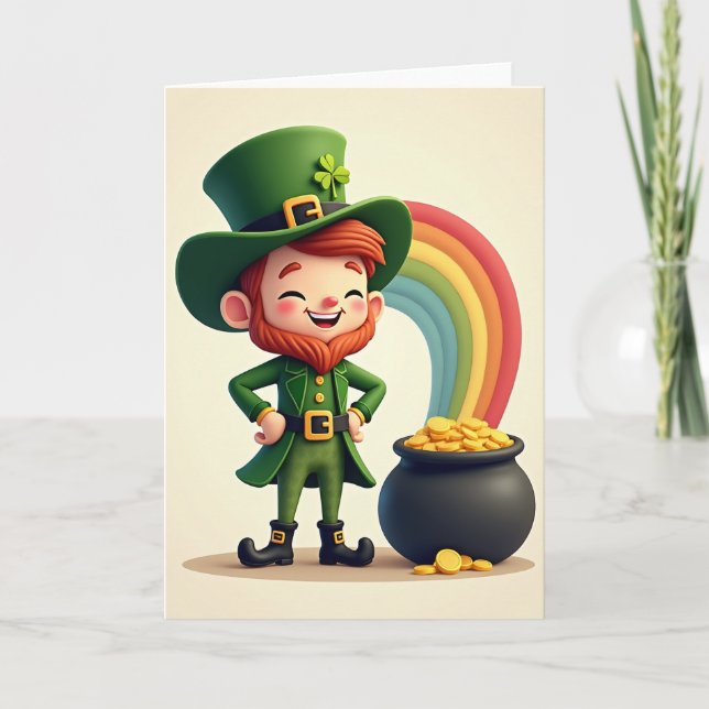 Lucky Leprechaun Gold Find Card (Front)