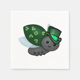 Lucky Leprechaun Ladybug Napkins