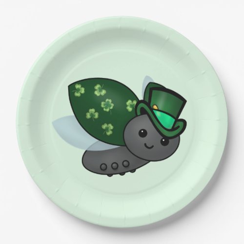 Lucky Leprechaun Ladybug Paper Plates