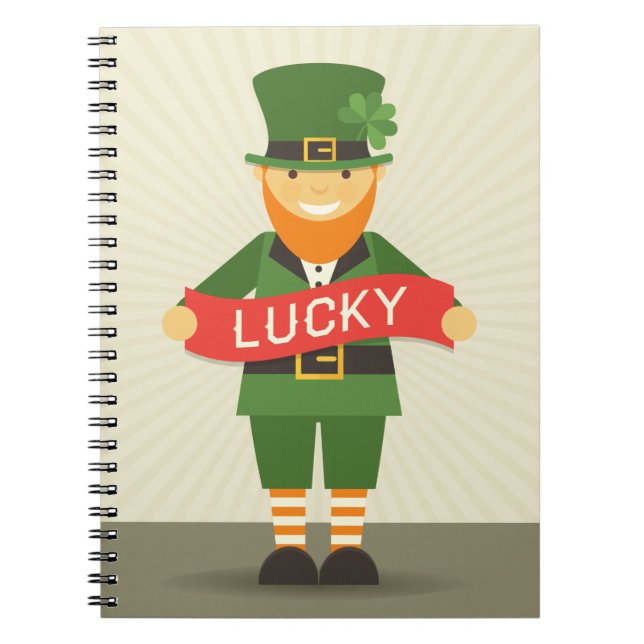 lucky leprechaun notebook (Front)
