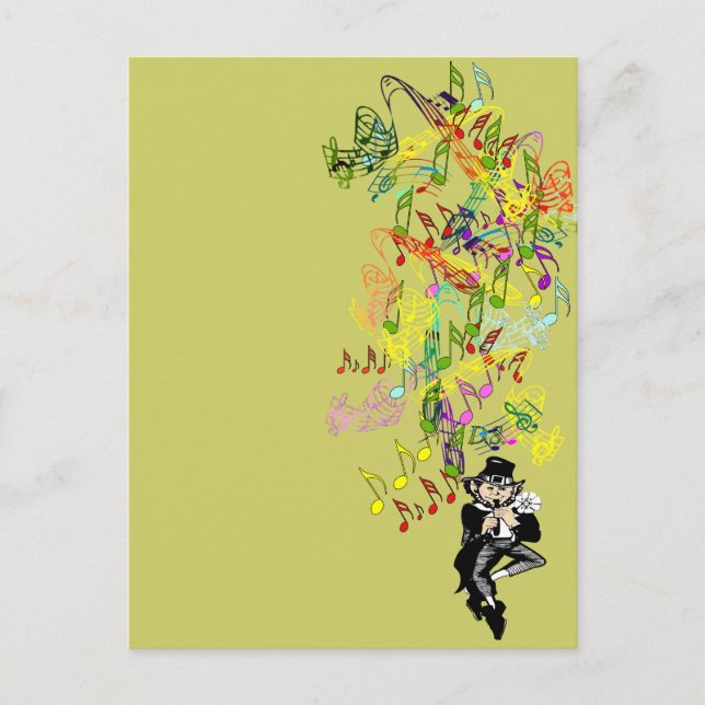 Lucky Leprechaun Postcard (Front)