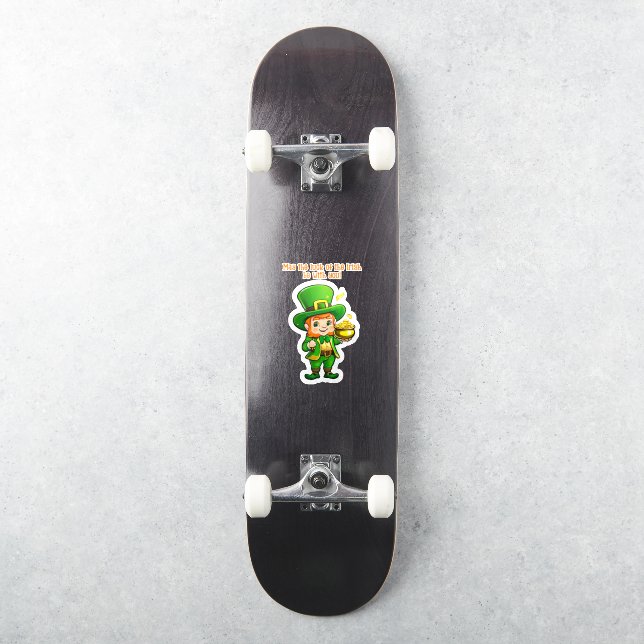 Lucky Leprechaun’s Treasure Sticker (Skateboard)