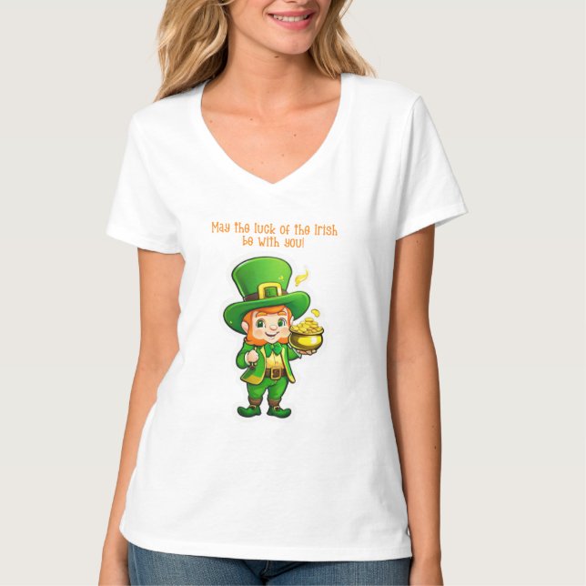 Lucky Leprechaun’s Treasure T-Shirt (Front)