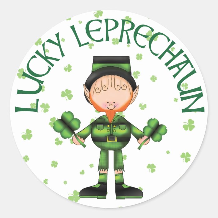 Lucky Leprechaun Stickers