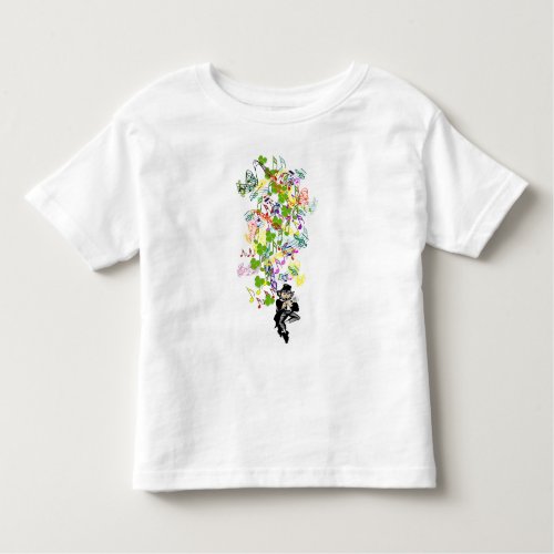 Lucky Leprechaun With Shamrocks Toddler T_shirt
