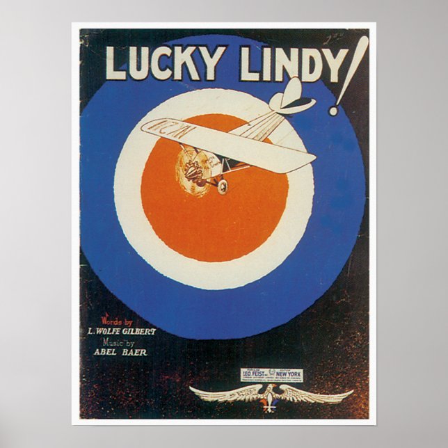 Lucky Lindy Poster (Front)