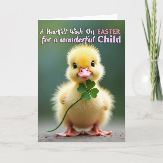 Lucky Little Bird Card (Front)