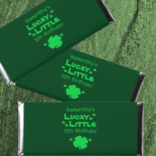 Lucky Little Birthday Hershey Bar Favors