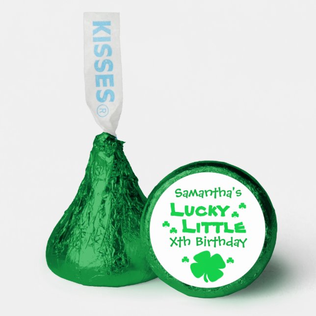 Lucky Little Birthday Hershey®'s Kisses® (Front)