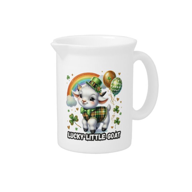Lucky Little Goat-St. Patrick’s Day Beverage Pitcher (Right)