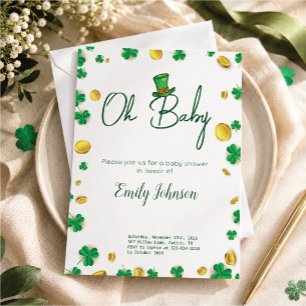 Lucky Little One – St. Patrick’s Day Baby Shower Invitation