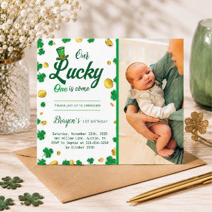 Lucky Little One – St. Patrick’s Day Baby Shower Invitation