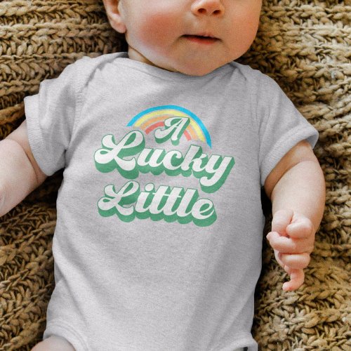 Lucky Little St Patricks Baby Day Baby Bodysuit
