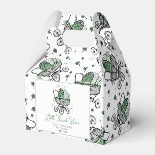 Lucky Little Thank You St Patricks Baby Shower Favor Boxes