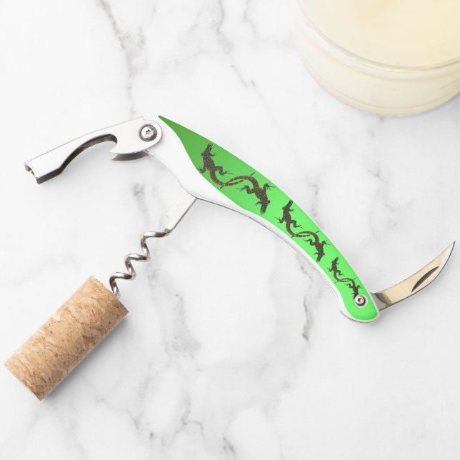 Lucky Lizard Waiter's Corkscrew (Front)