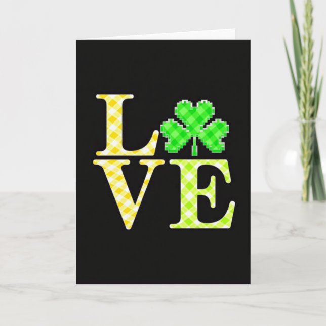 Lucky Love Graphic Art Card (Front)