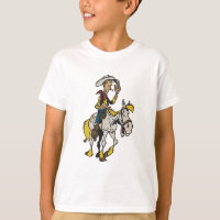 Lucky Luke and Jolly Jumper cartoon cowboy & horse