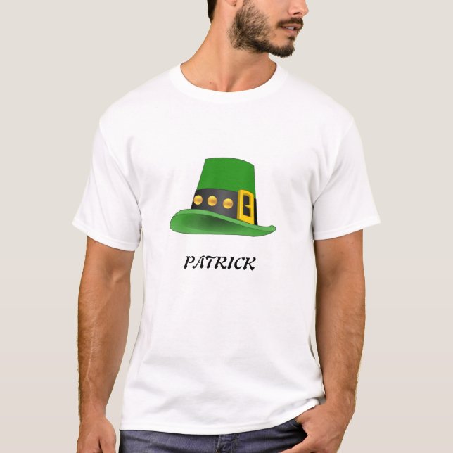 Lucky Magic Green Hat T-Shirt (Front)