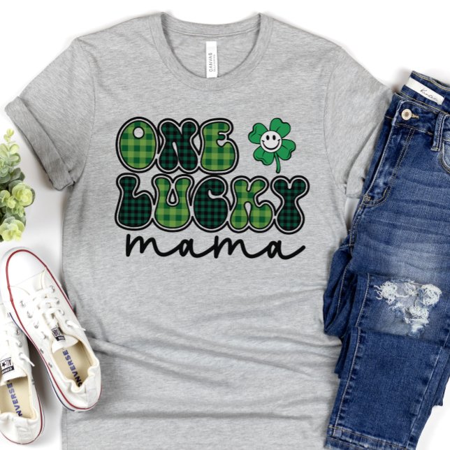 Lucky Mama St Patrick's Day Shirt, Gift for Mom T-Shirt (Creator Uploaded)