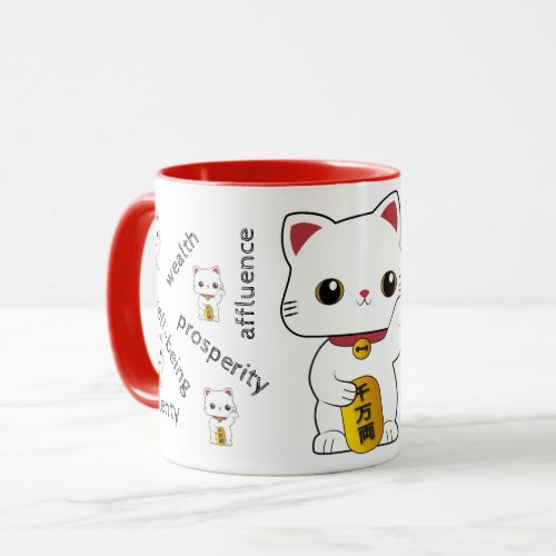 Lucky Maneki_neko Cat Mug