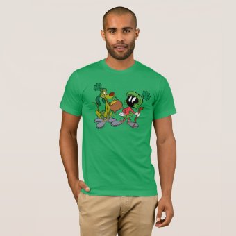 Lucky MARVIN THE MARTIAN™ with K-9 T-Shirt | Zazzle