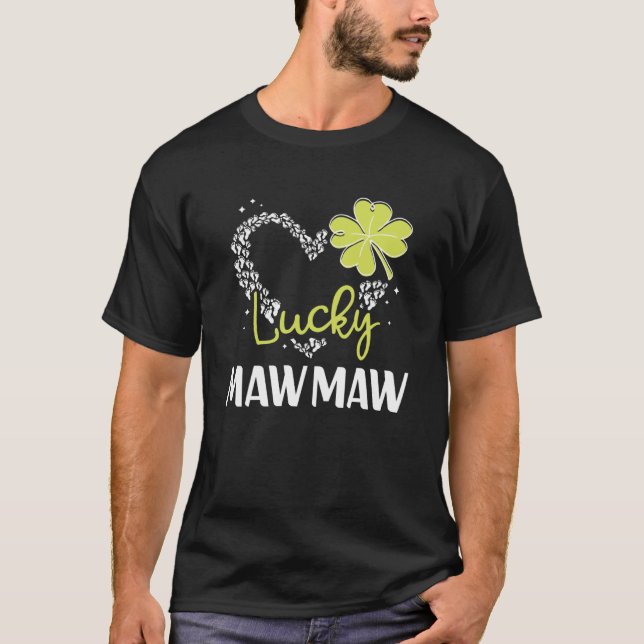 Lucky Mawmaw St Patricks Day womens T-Shirt (Front)