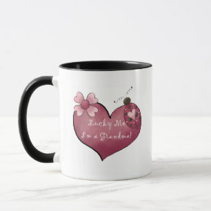 Lucky Me I'm a Grandma Tshirts and Gifts Mug