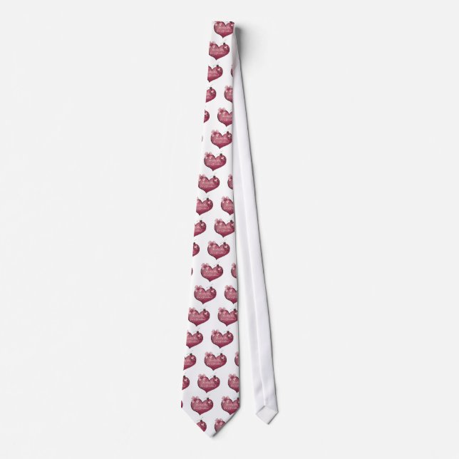 Lucky Me I'm a Grandma Tshirts and Gifts Neck Tie (Front)
