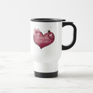 Lucky Me I'm a Grandma Tshirts and Gifts Travel Mug