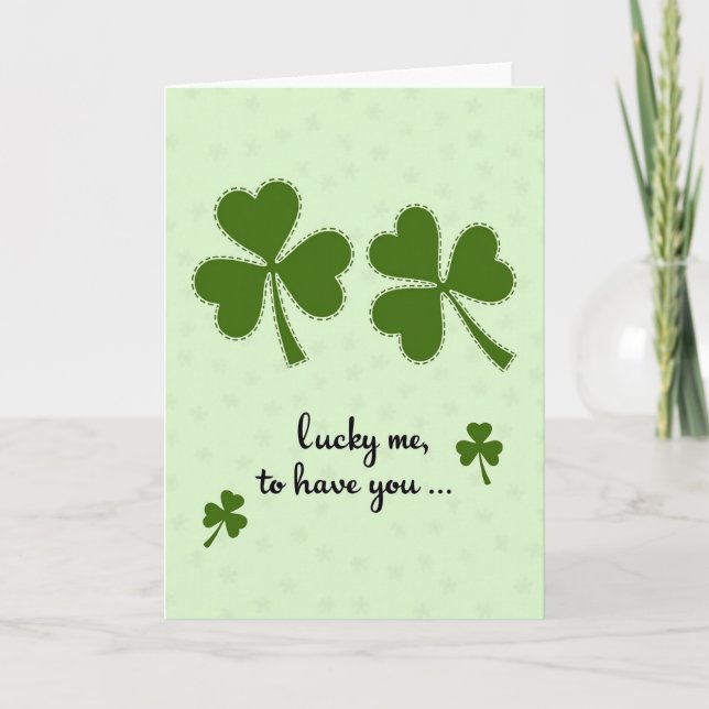 Lucky Me To Have You Card (Front)