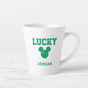 Lucky Mickey Mouse St. Patrick's Day Latte Mug