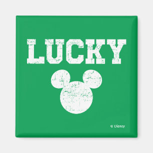 Lucky Mickey Mouse St. Patrick's Day Magnet