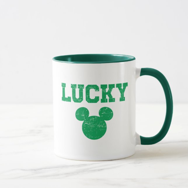 Lucky Mickey Mouse | St. Patrick's Day Mug (Right)