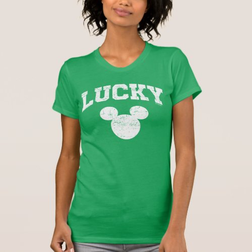 Lucky Mickey Mouse  St Patricks Day T_Shirt