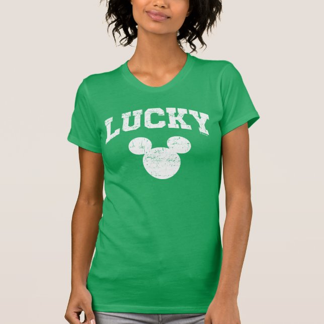 Lucky Mickey Mouse | St. Patrick's Day T-Shirt (Front)