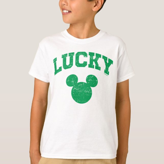 Lucky Mickey Mouse | St. Patrick's Day T-Shirt (Front)