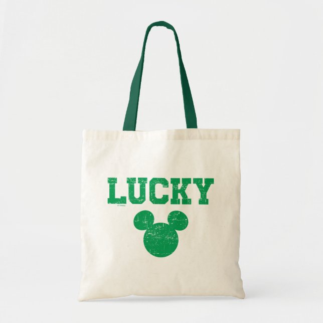 Lucky Mickey Mouse | St. Patrick's Day Tote Bag (Front)