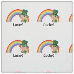Lucky Monkey Leprechaun Fabric