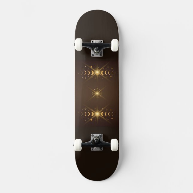 Lucky Moon  Skateboard (Front)