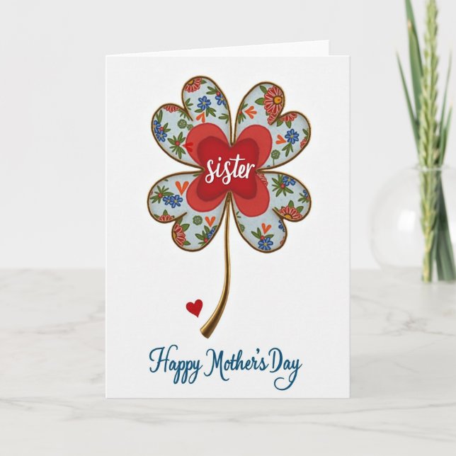 Lucky Mothers Day Card (Front)