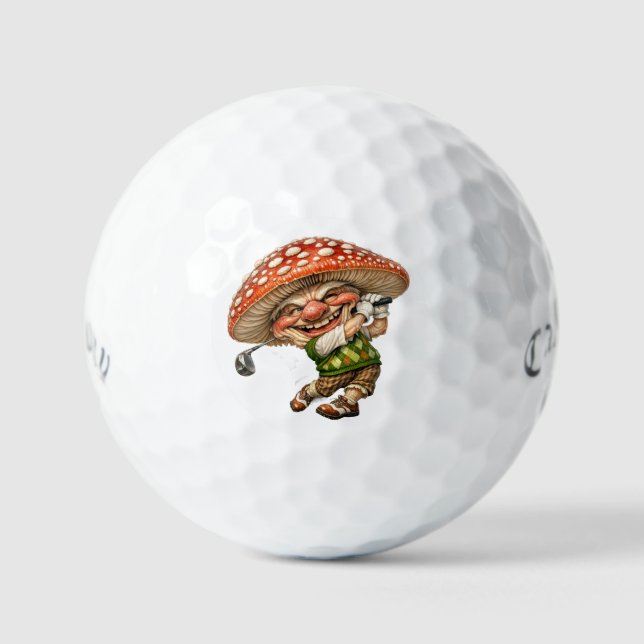 Lucky Mushroom Supersoft Golf Balls (Front)