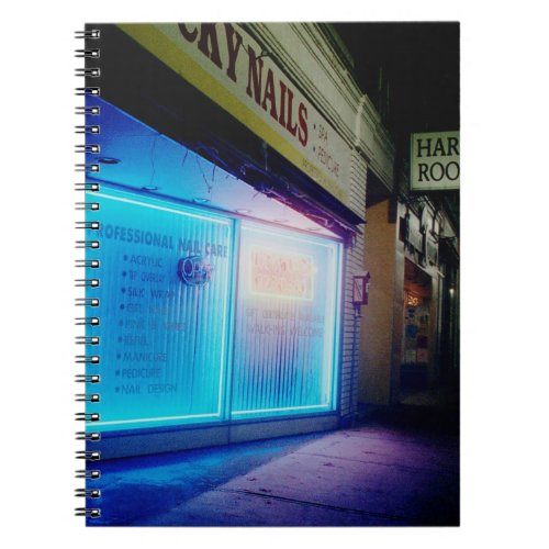 Lucky Nails - Cool Blue in the Night Notebook