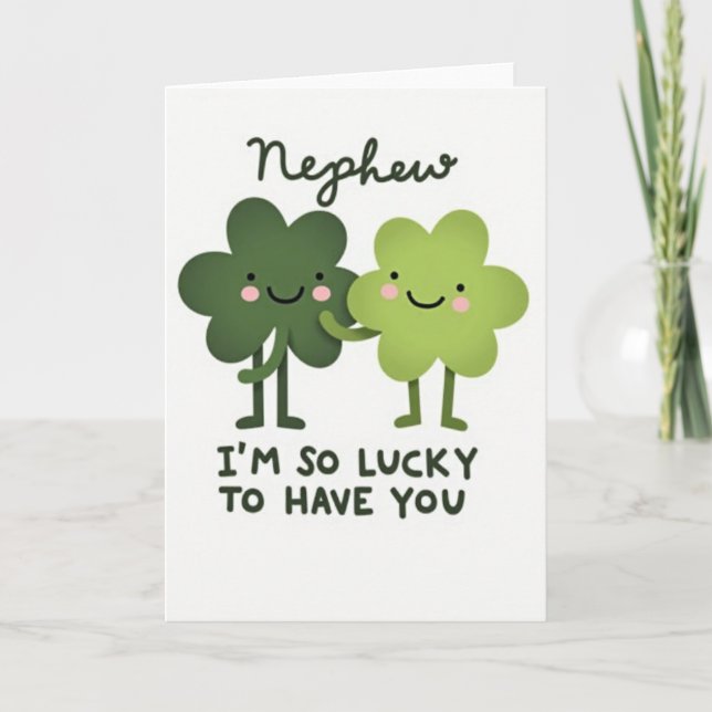 Lucky Nephew Love Card (Front)