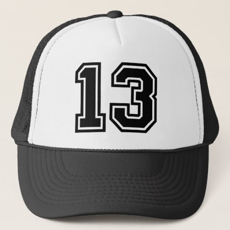 Lucky Number 13 Classic Trucker Hat